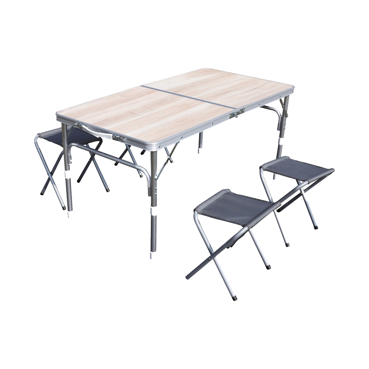 Picnic Set - Folding Table With 4 Chairs Table