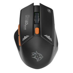 Porodo Gaming Wireless Mouse Gaming Design 1600 DPI - Black - Zayoom