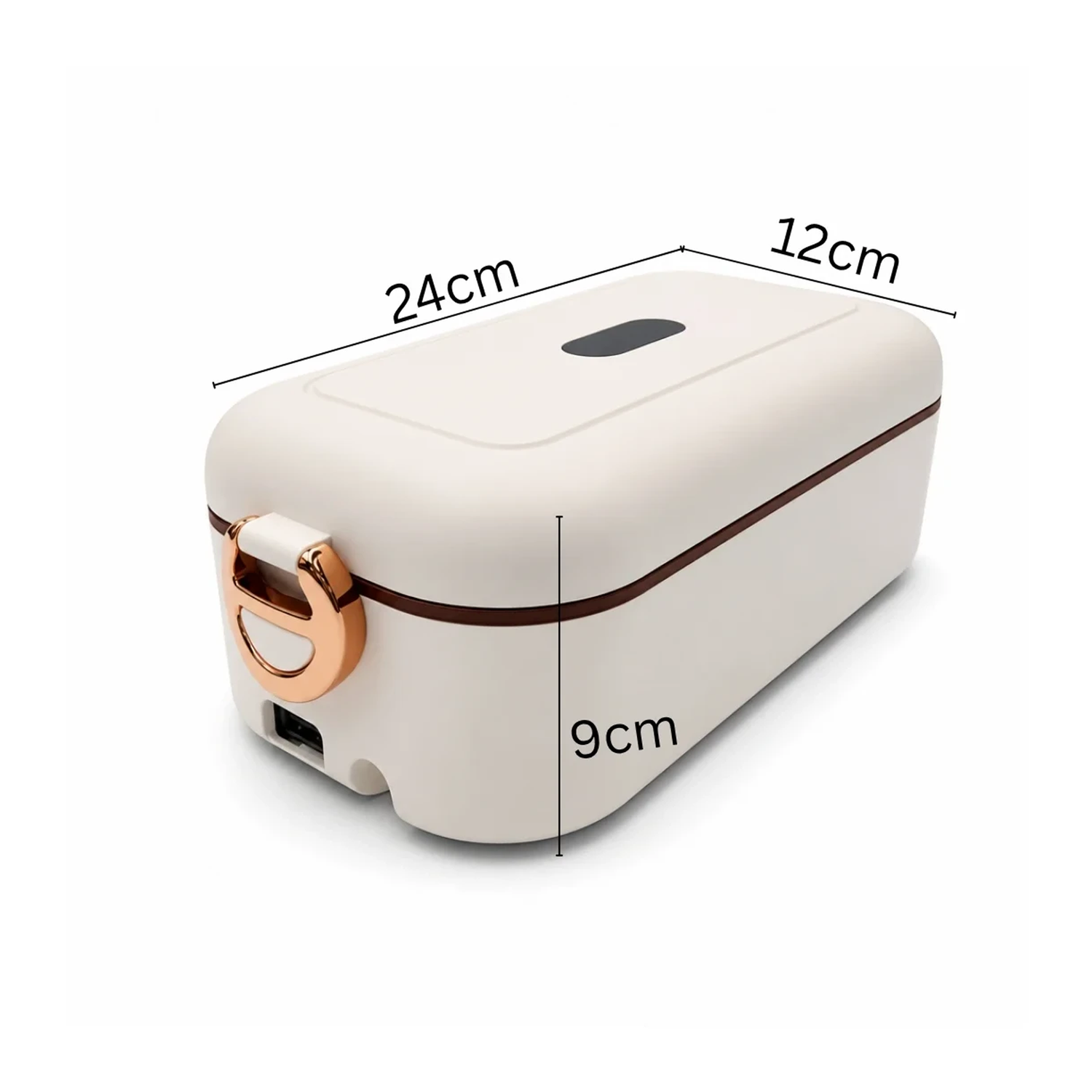 Porodo Lunchmate Dual Mode Electric Lunch Box - White