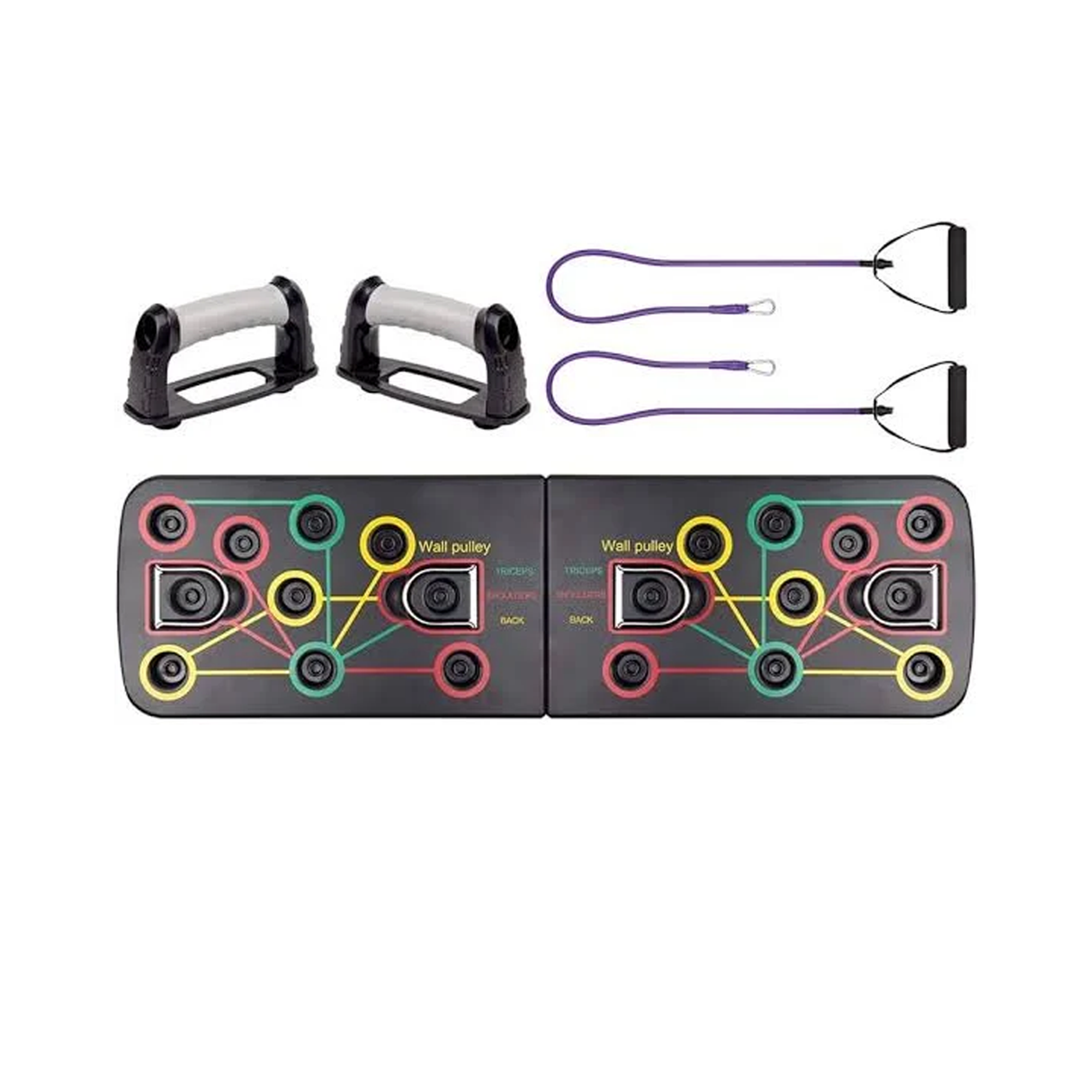 Portable 16-in-1 Push-Up Training Board for Indoor or Outdoor Gym