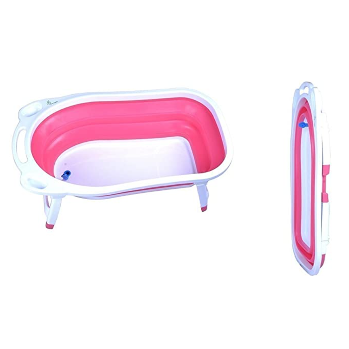 Portable Baby Bath Tub With Non-Slip Design and Extra Leg Space - Pink