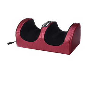 Portable Heated Foot Massager With Timer and for Relaxing Therapy for Blood Circulation- Red