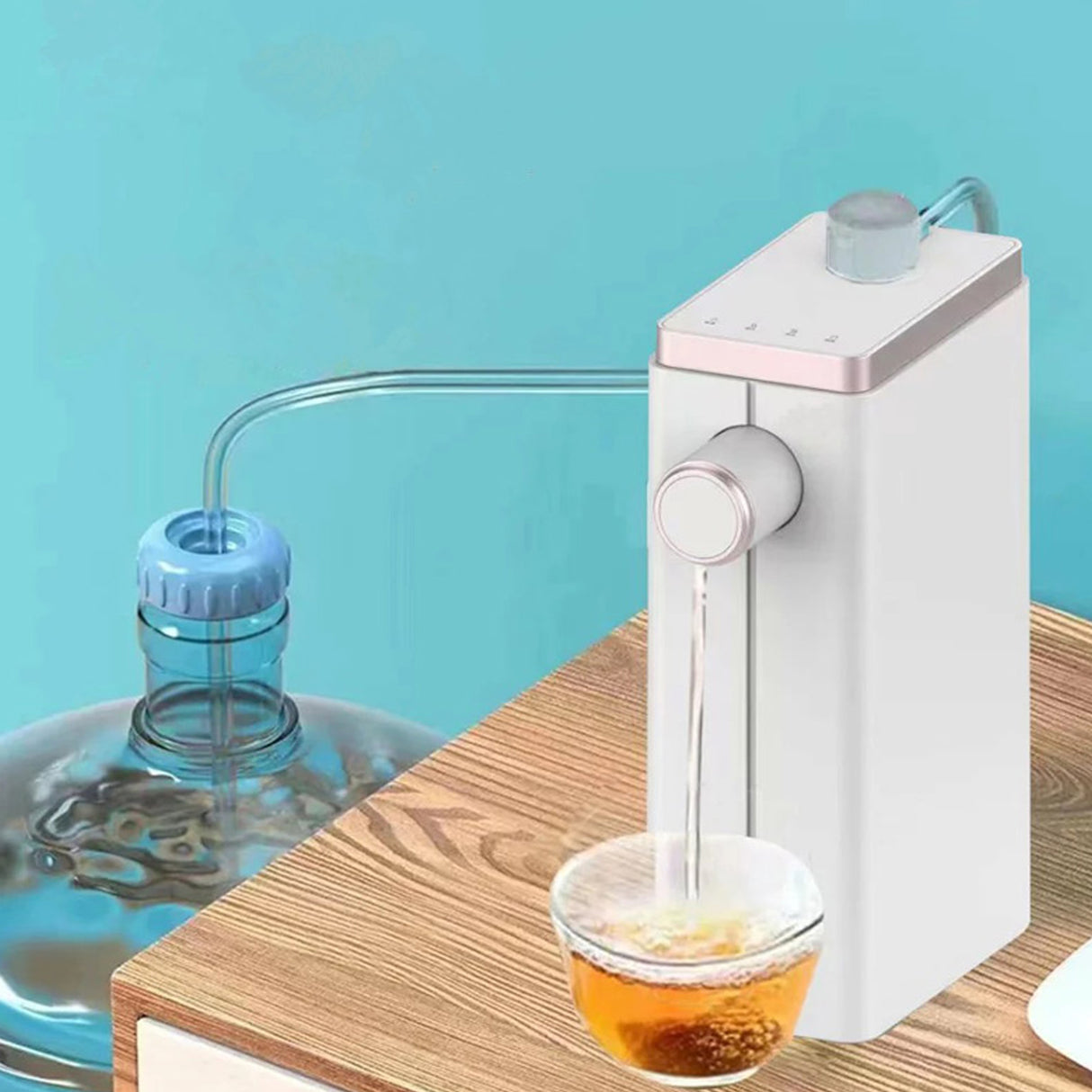 موزع ماء ساخن فوري محمول مع خاصية التحكم في درجة الحرارة