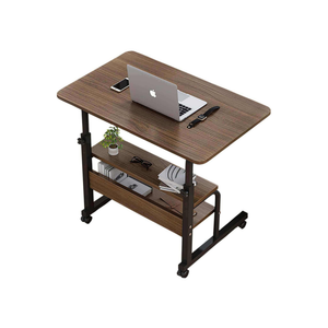 Portable Multiuse Adjustable Table - Brown