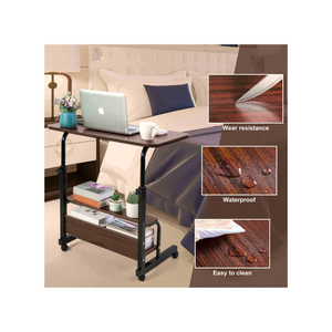 Portable Multiuse Adjustable Table - Brown