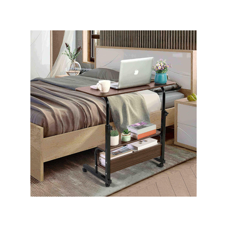 Portable Multiuse Adjustable Table - Brown