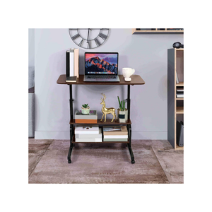 Portable Multiuse Adjustable Table - Brown