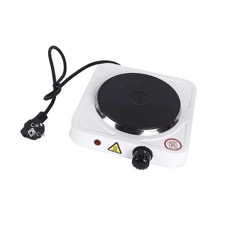 موقد طهي محمول من الفولاذ مع لوحة تسخين، مزود بإيقاف تلقائي للسلامة، حماية من ارتفاع الحرارة، عنصر تسخين قوي عالي الجودة وتحكم بسيط