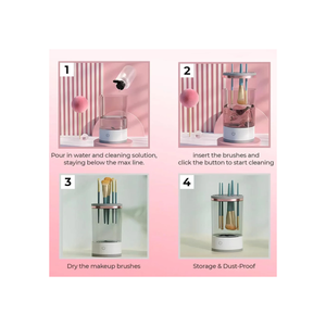 Portable USB Electric Makeup Brush Cleaner - BUSHCLN-LOK