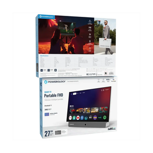 Powerology Portable FHD Smart TV - White