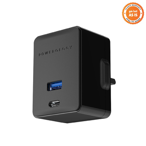 Powerology Dual Port Ultra-Quick PD Charger 36W - ASIS