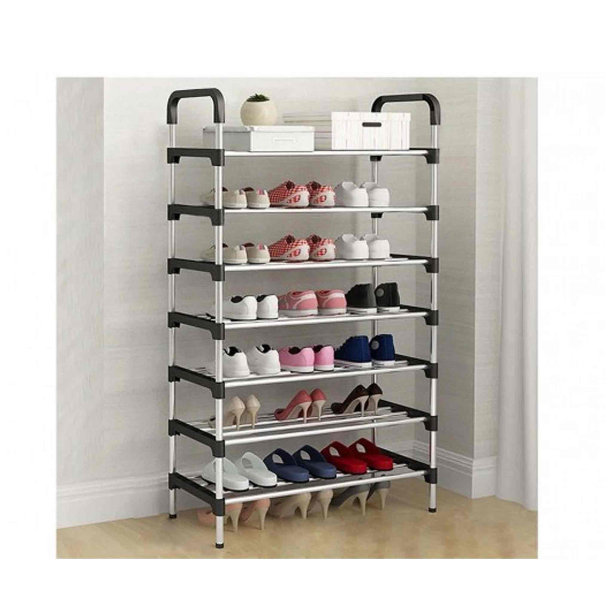 رف أحذية مكون من 7 طبقات