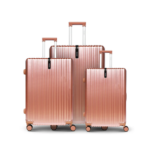 بريزيدنت طقم شنط لوكس 3 قطع (28/24/20 بوصة) - روز جولد