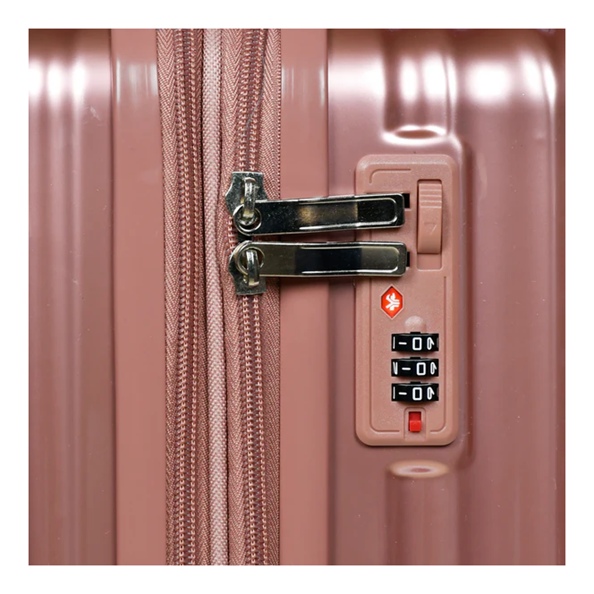 بريزيدنت طقم شنط لوكس 3 قطع (28/24/20 بوصة) - روز جولد