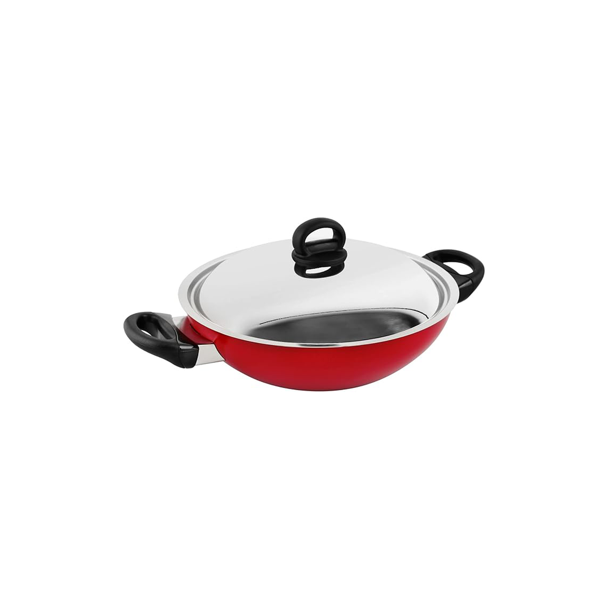 برستيج كلاسيك كاداي قاع مسطح – 20 سم – أحمر