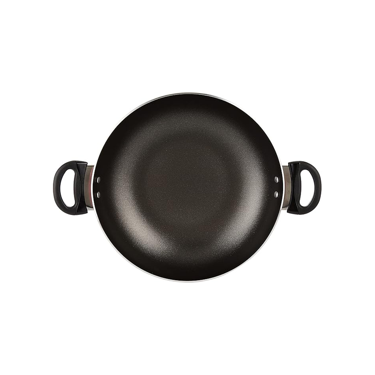 Prestige Classique Flat Bottom Kadai - 30 Cm - Red