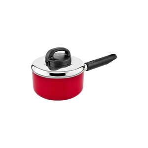 Prestige Classique Sauce Pan With Stainless Steel Lid - 14 Cm - Red