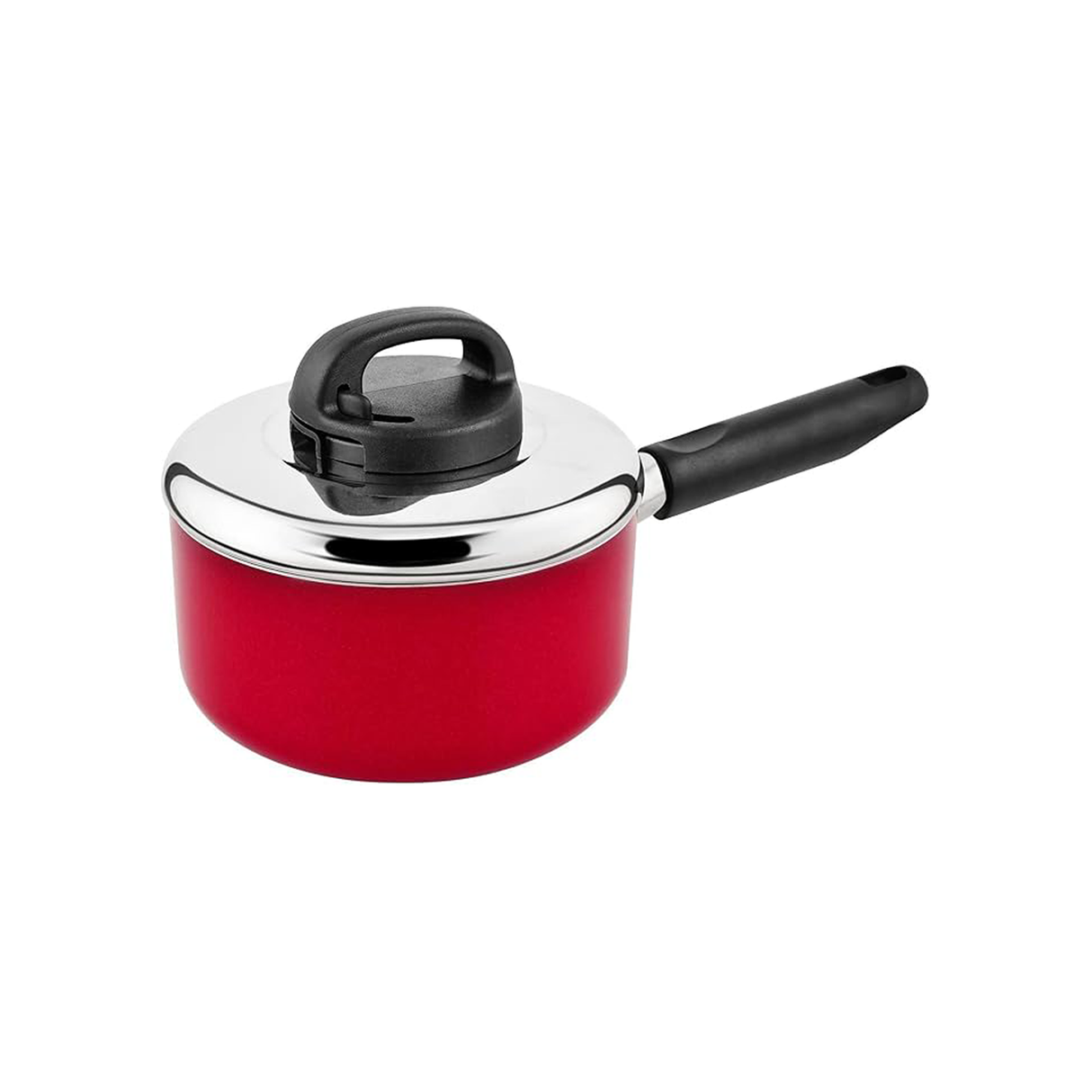 Prestige Classique Sauce Pan With Stainless Steel Lid - 20 Cm - Red