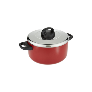 Prestige Classique Stockpot With Stainless Steel Lid - 20 Cm - Red
