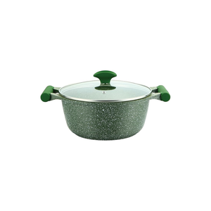 Prestige Essentials Granite Casserole With Lid - 20 Cm - Green