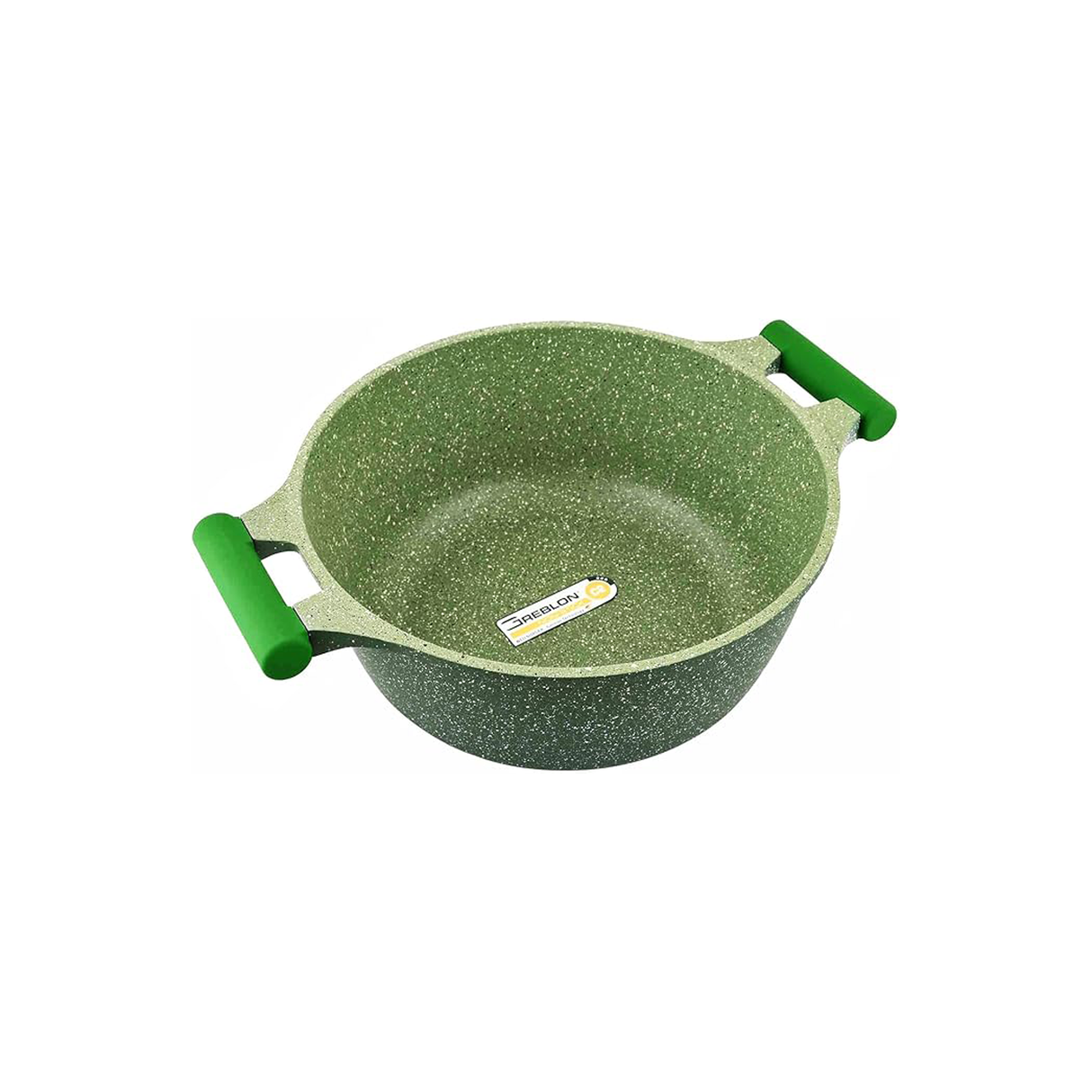 Prestige Essentials Granite Casserole With Lid - 20 Cm - Green