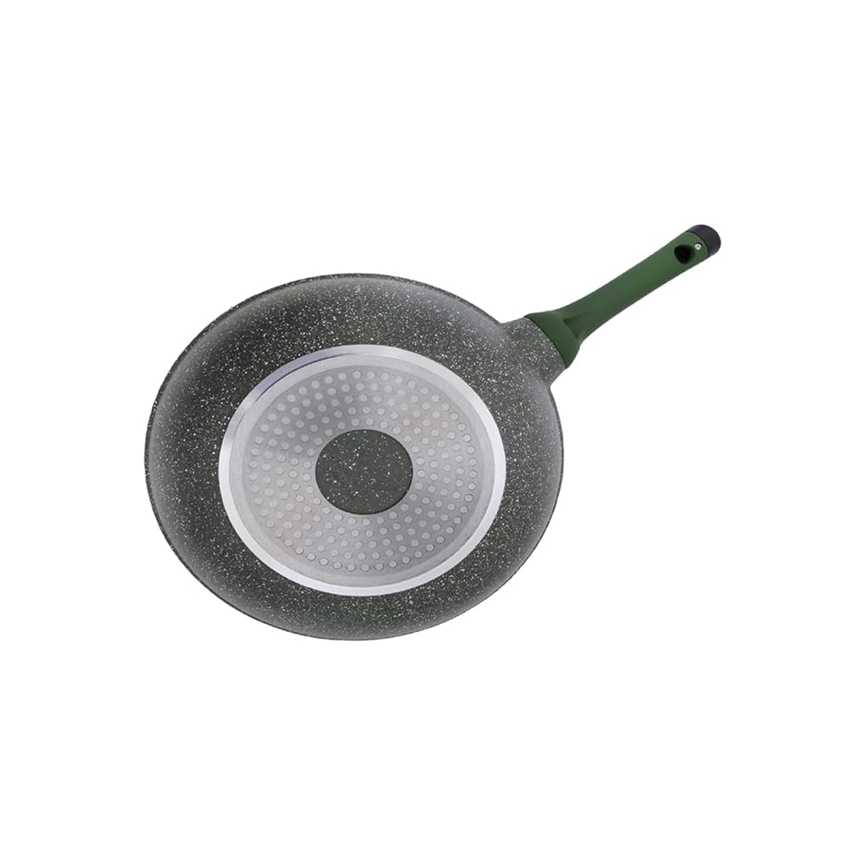 برستيج إسينشالز مقلاة ووك جرانيت بغطاء – ٣٢ سم – أخضر