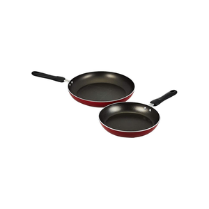 Prestige Fry Pan 22, 28 Cm Set Of 2 With Tool - Red