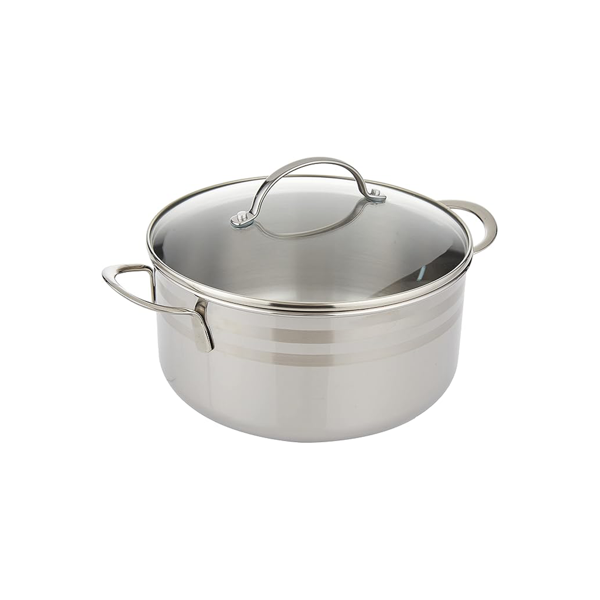 برستيج إنفينيتي قدر ستانلس ستيل مع غطاء مقاس 30 سم