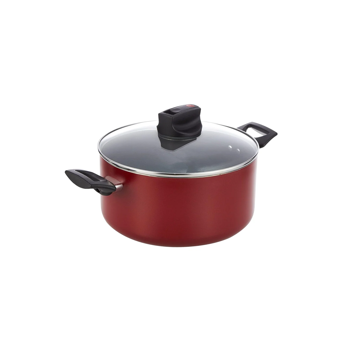 برستيج سيف كوك قدر طهي غير لاصق مقاس 24 سم - أحمر