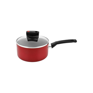 Prestige Safecook Non-Stick Sauce Pan - 18 Cm - Red
