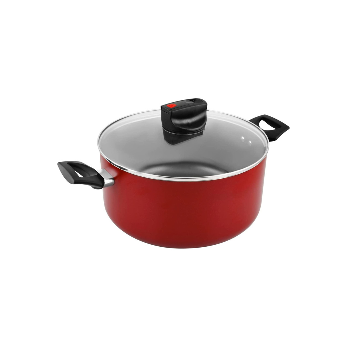 برستيج سيف كوك قدر ستوك غير لاصق مقاس 28 سم - أحمر