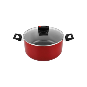 برستيج سيف كوك قدر ستوك غير لاصق مقاس 28 سم - أحمر