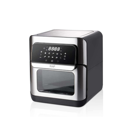 RAF 12L Digital Air Fryer Oven With Rotisserie, 1800W Power, Touchscreen Control & 360° Hot Air Circulation – R.5152