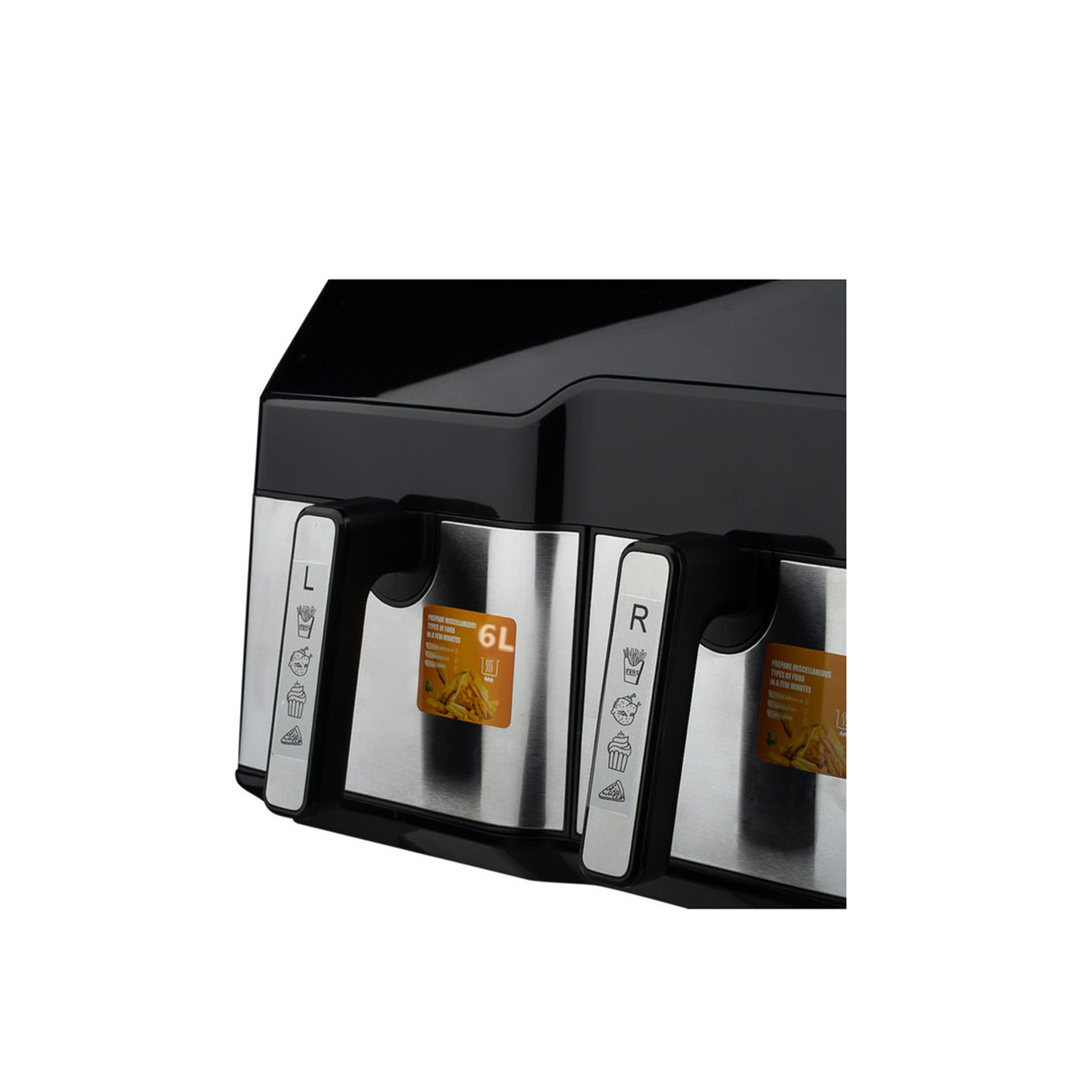 RAF 5.5L + 3.5L Dual Baskets Digital Air Fryer With 2-Zone Cooking & LCD Display - 2500W