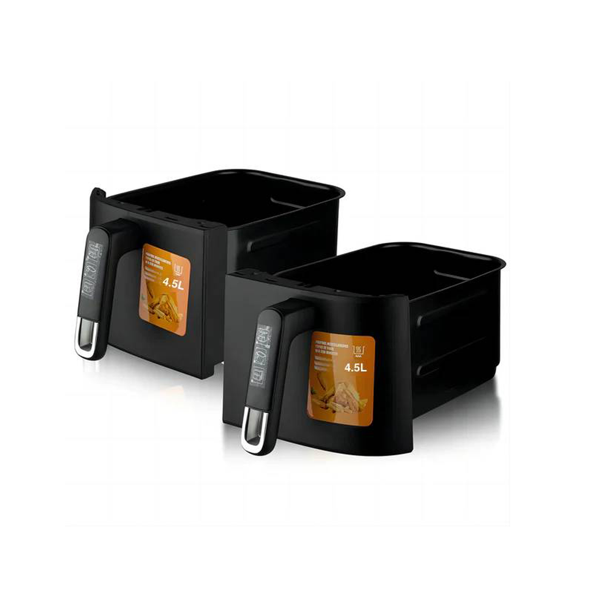 RAF 9L Dual-Basket Smart Air Fryer With 360° Air Circulation Technology - 1700W