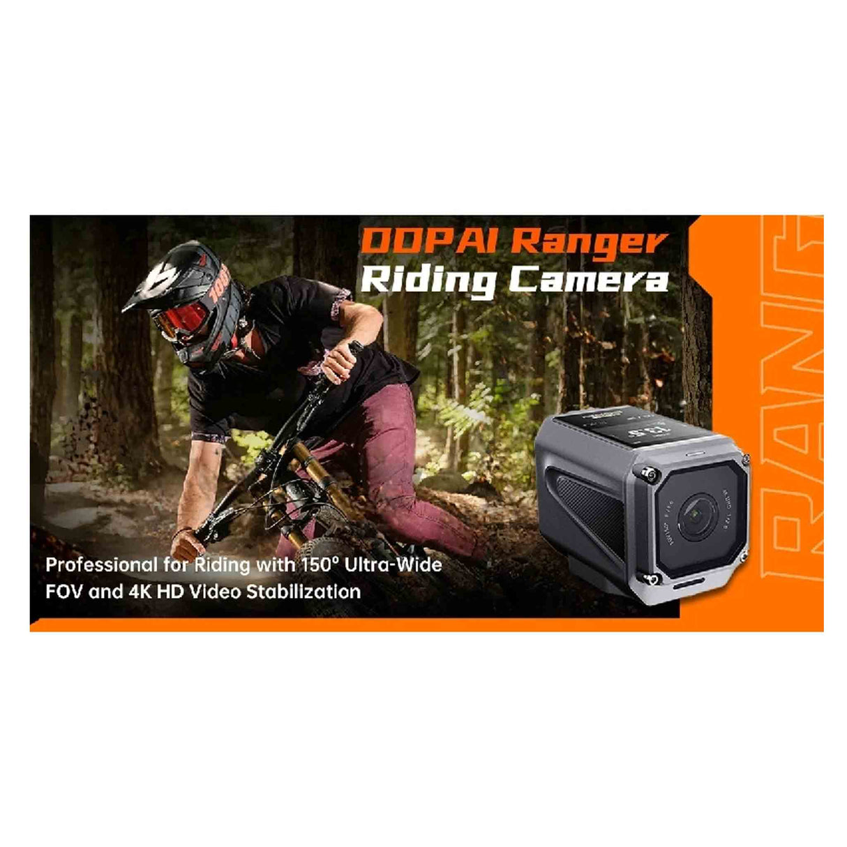 رينجر كاميرا المقاومة للماء للدراجات الهوائية والنارية والدراجات البحرية (جيت سكي)
