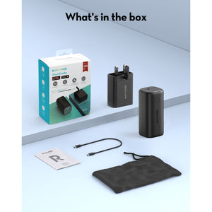 راف باور سوبر+ بايونير بي دي RP-PB208 بسعة 10400 مللي امبير باور بنك بقدرة 30 واط مع شاحن بقدرة 65 واط