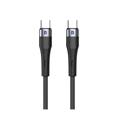 راف باور كابل سي-سي 60 واط RP-CB1038 بطول 1 متر – أسود