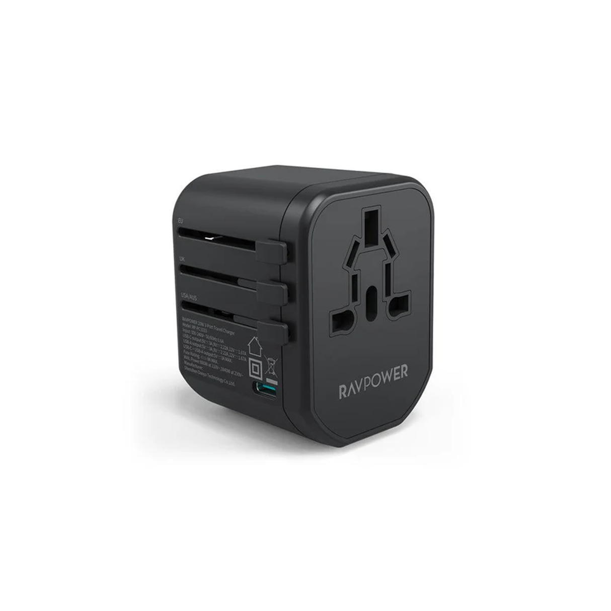 RAVPower RP-PC1033 PD Pioneer 20W 3-Port Travel Charger  - ASIS