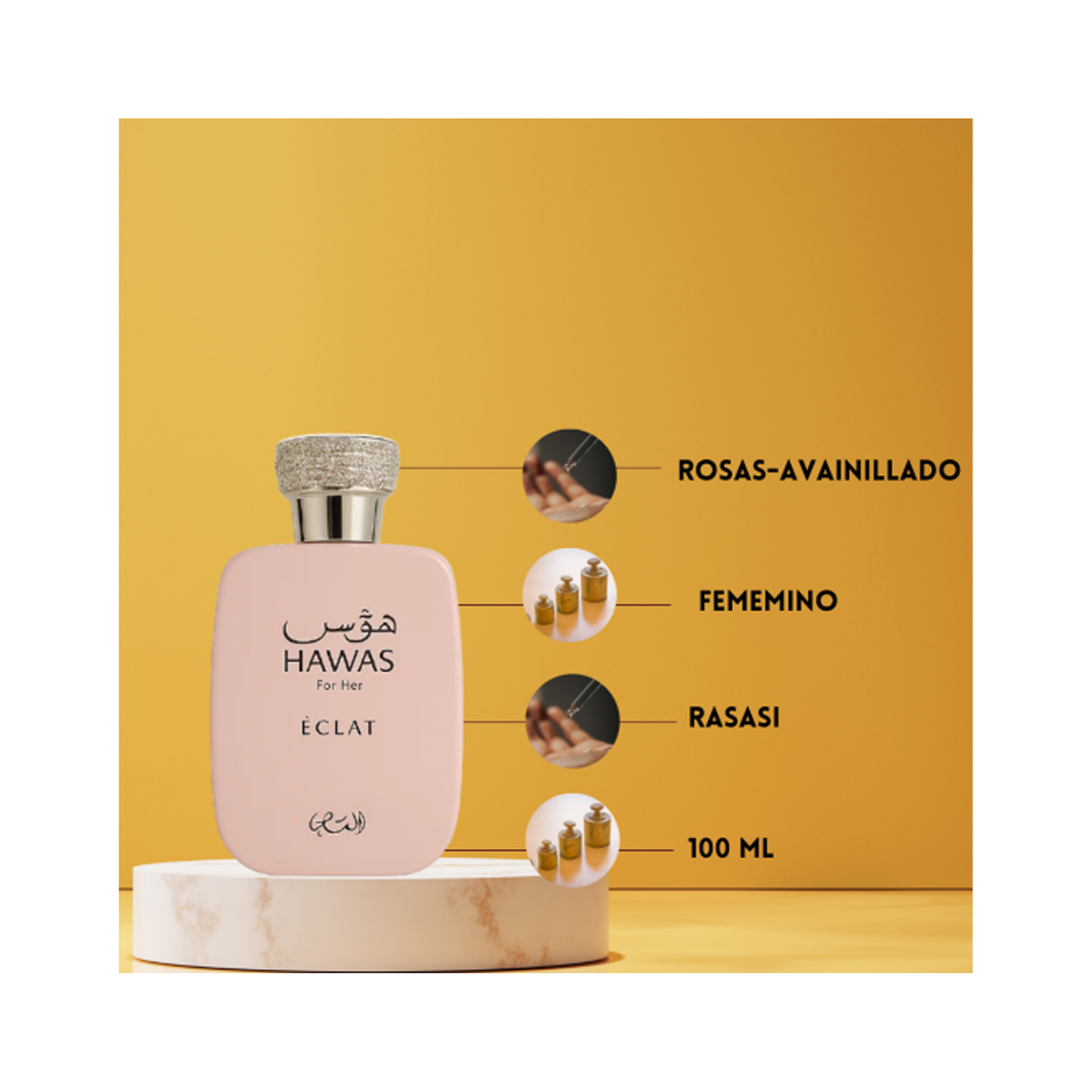 Rasasi Hawas Eclat EDP For Women 100ml