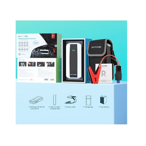 Ravpower 11000mAh (40.7Wh) Jump Starter - White With Black