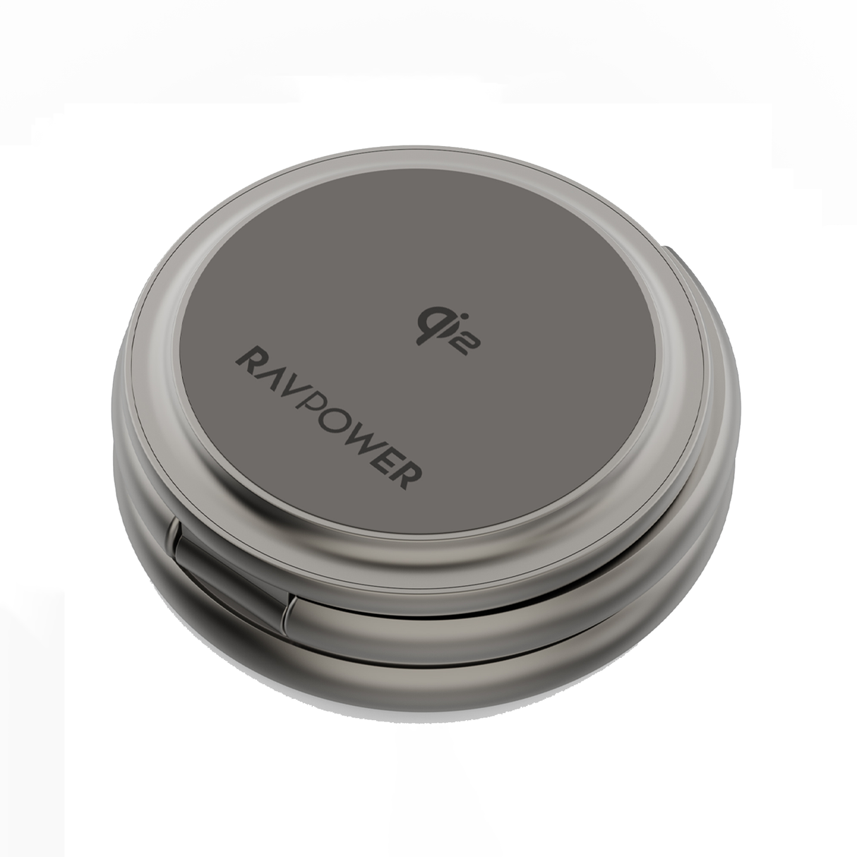 Ravpower Rp-Wc1008 Premium Foldable 3 In 1 Wireless Charger 15W - Gray