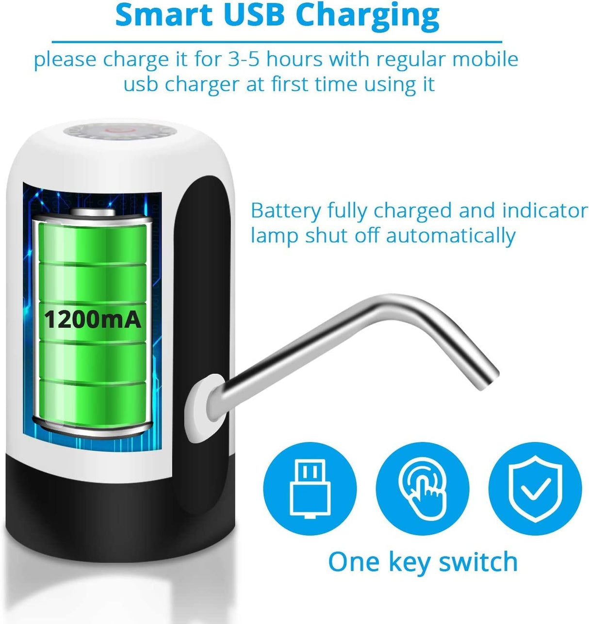 Rechargeable Pumping Water Dispenser