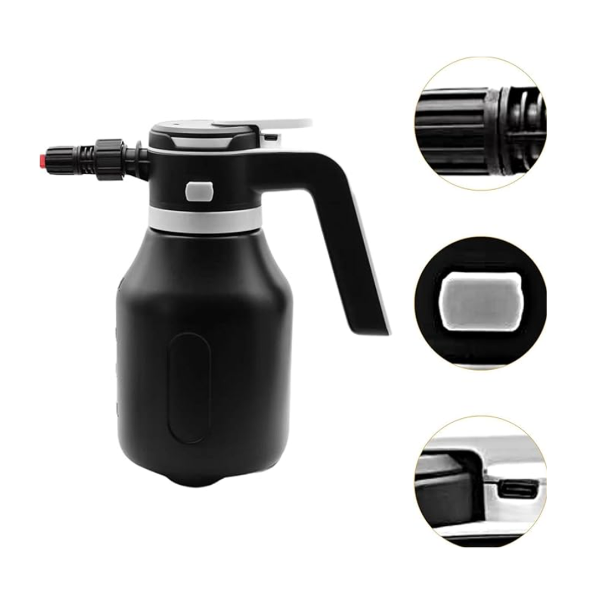 Rechargeable Multipurpose Foam Sprayer for Car Wash & Home Cleaning – 2 Litre Capacity