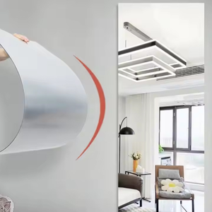 ملصق مرآة حائط مستطيلة أكريليك - 60 × 40 سم