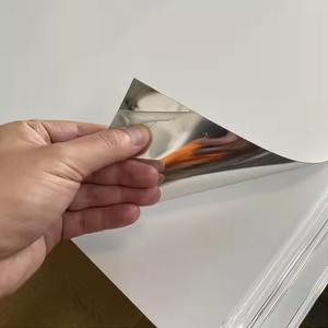 ملصق مرآة حائط مستطيلة أكريليك - 60 × 40 سم