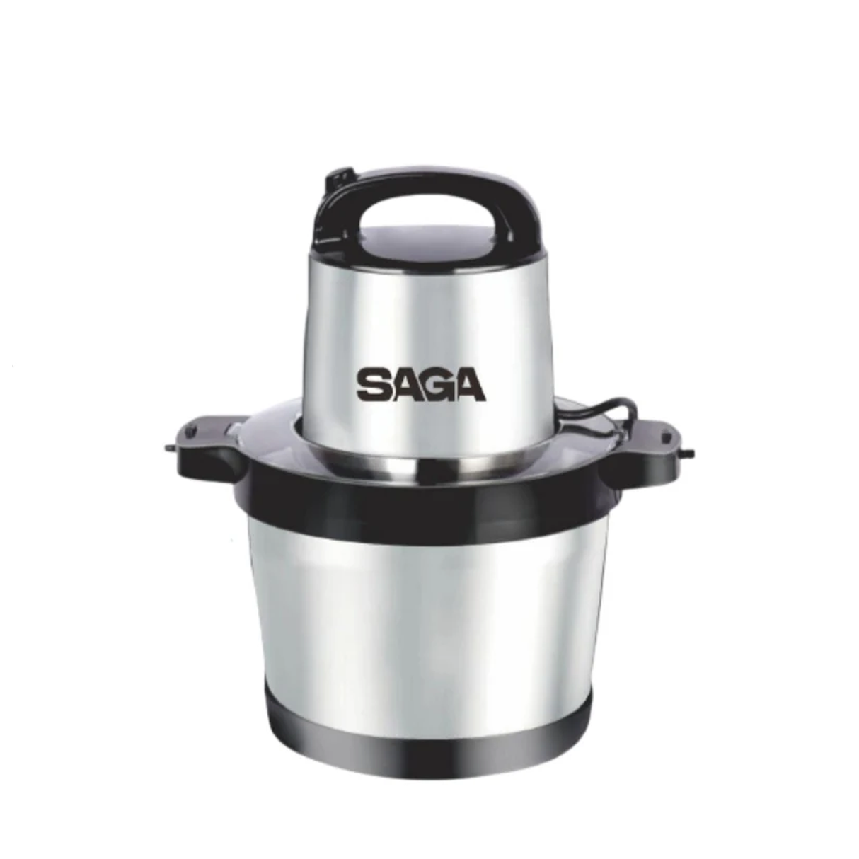 SAGA Food Chopper With 4 Stainless Steel Blades & 2-Speed Control 8L  - SG-2618