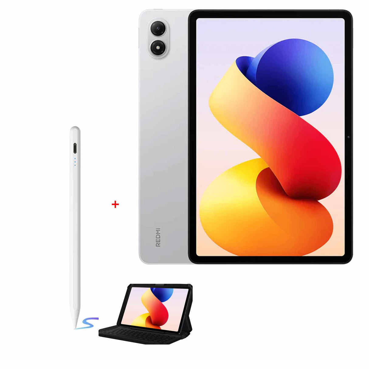  ريدمي باد 2 برو مع لوحة مفاتيح – فضي – ذاكرة 8 جيجابايت رام، 256 جيجابايت روم +  قلم  سيا