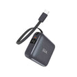 SIA Volt Link sipb35wtc-gr Power Bank 10k mAh 35w PD/PPS With Built in Type-C Cable - Gray - Zayoom