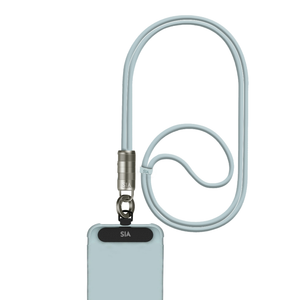 SIA Power Link Soft Rubber Type C - Type C Lanyard Cable 60W 1.2M - Light Blue - Zayoom